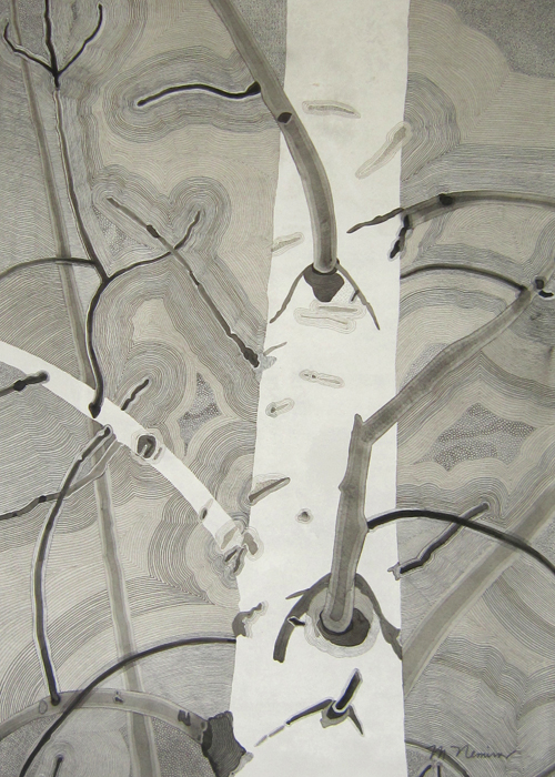 Black and White Aspen Two