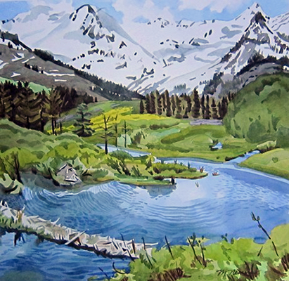 Beaver Dam, Slate River, Colorado